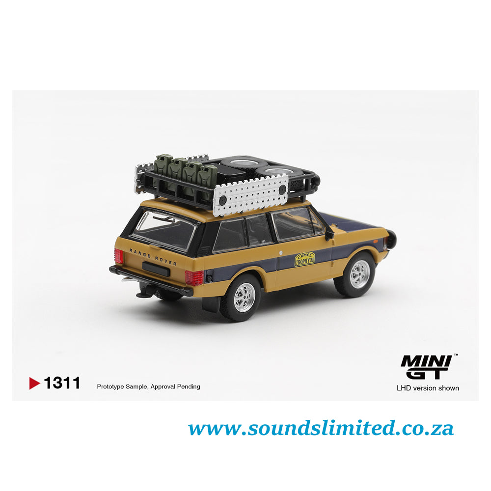 Mini GT #1311 Range Rover 1981 Camel Trophy Sumatra N.Sudmann & F.Hofmann