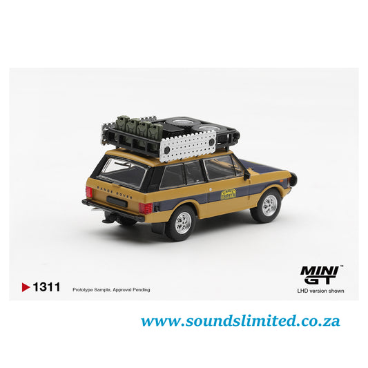 Mini GT #1311 Range Rover 1981 Camel Trophy Sumatra N.Sudmann & F.Hofmann