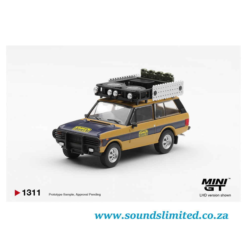 Mini GT #1311 Range Rover 1981 Camel Trophy Sumatra N.Sudmann & F.Hofmann