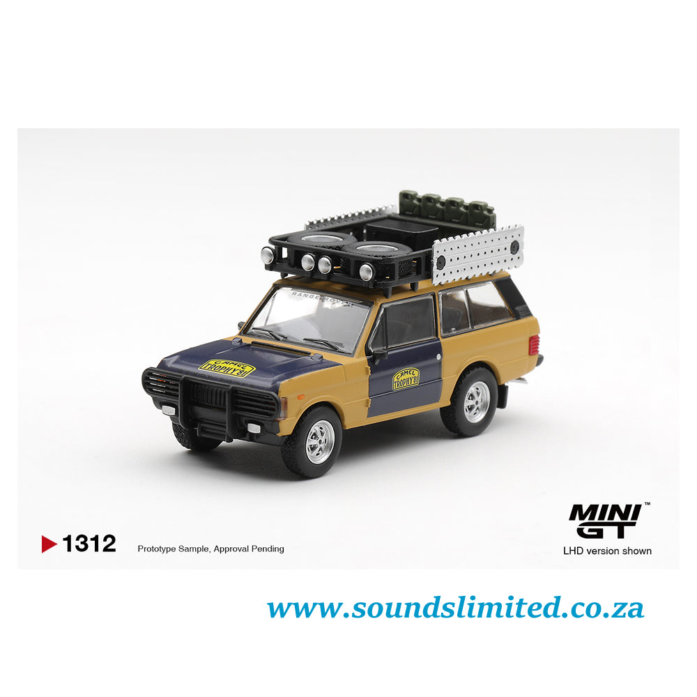 Mini GT #1312 Range Rover 1981 Camel Trophy Sumatra H.Fischer & W.Bays
