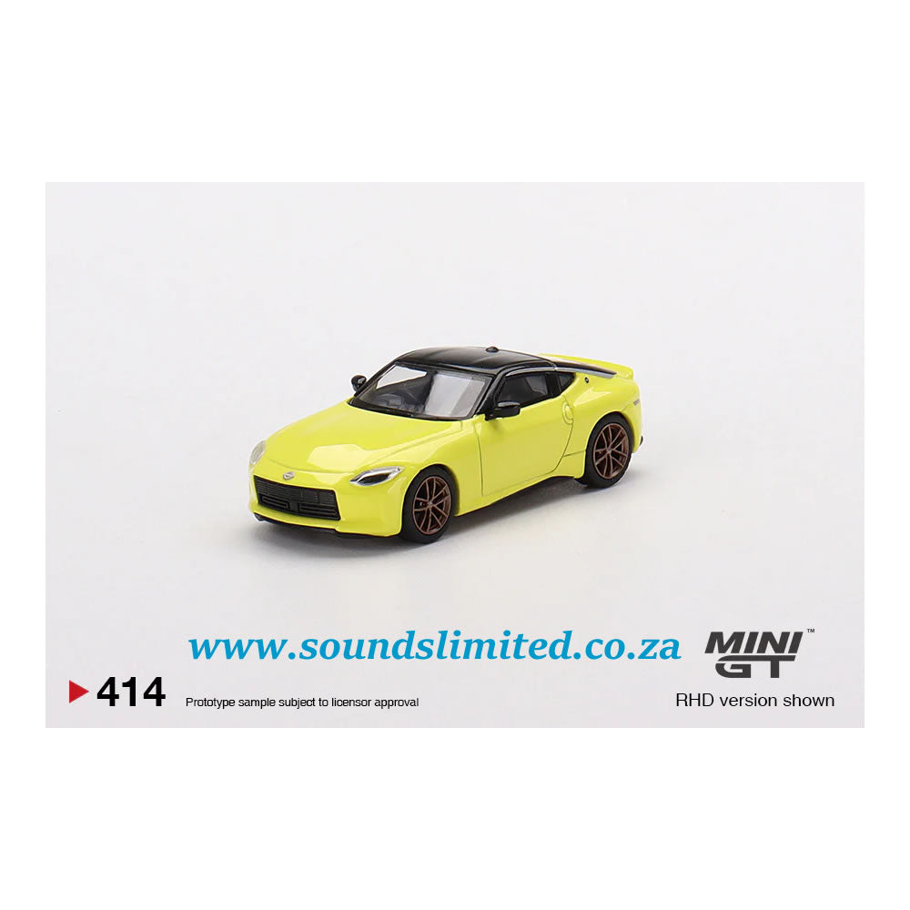 Mini GT #414 1/64 Nissan Fairlady Z Proto Spec Yellow
