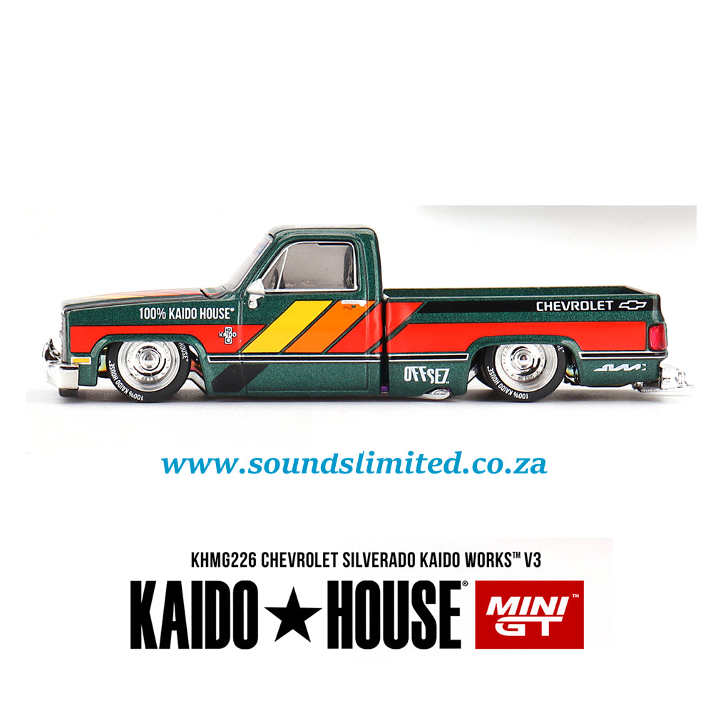 Mini GT #226 Chevrolet Silverado KAIDO WORKS V3