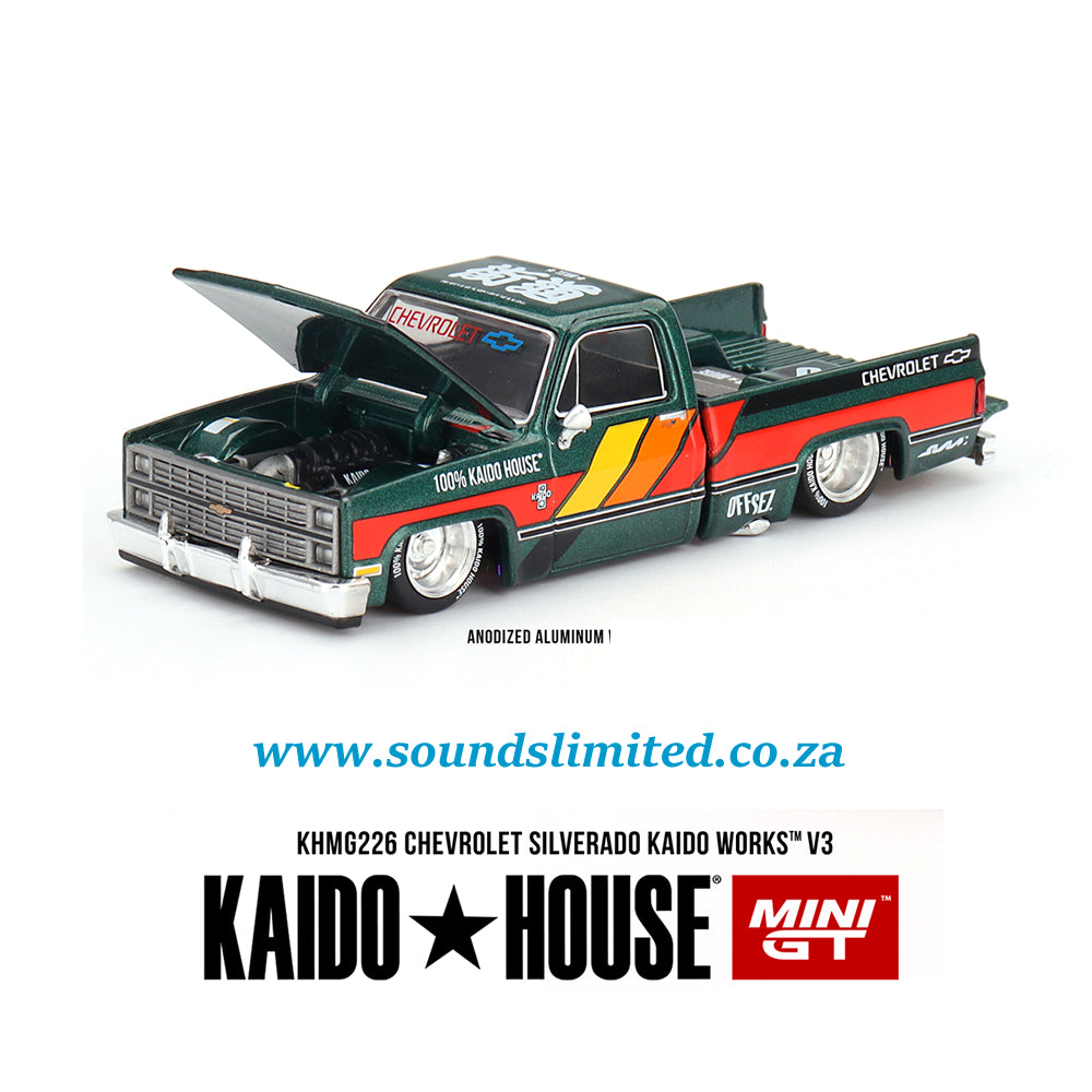 Mini GT #226 Chevrolet Silverado KAIDO WORKS V3