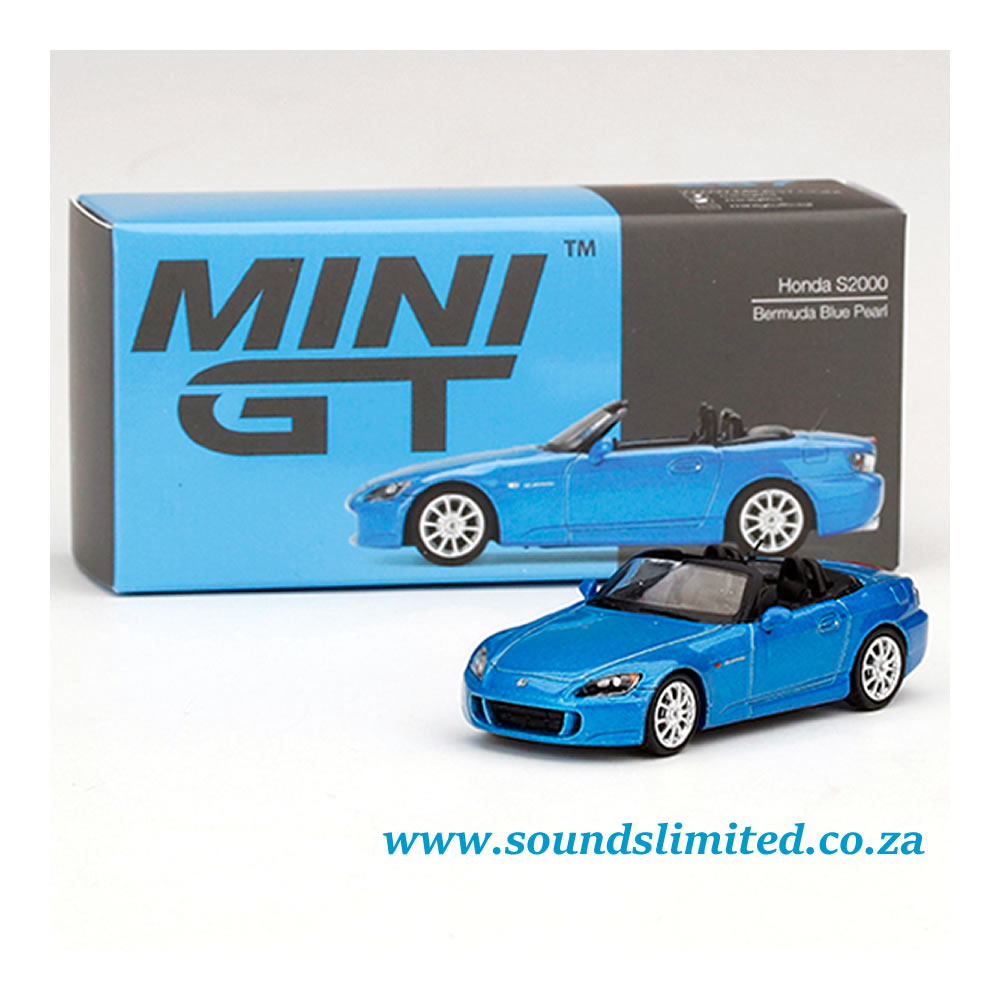 Mini GT #287 Honda S2000 AP2 RHD Bermuda Blue Pearl