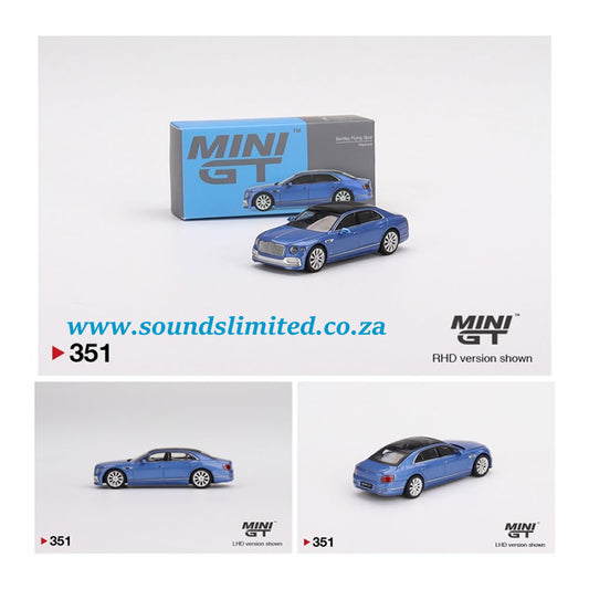 Mini GT #351 Bentley Flying Spur Neptune Blue