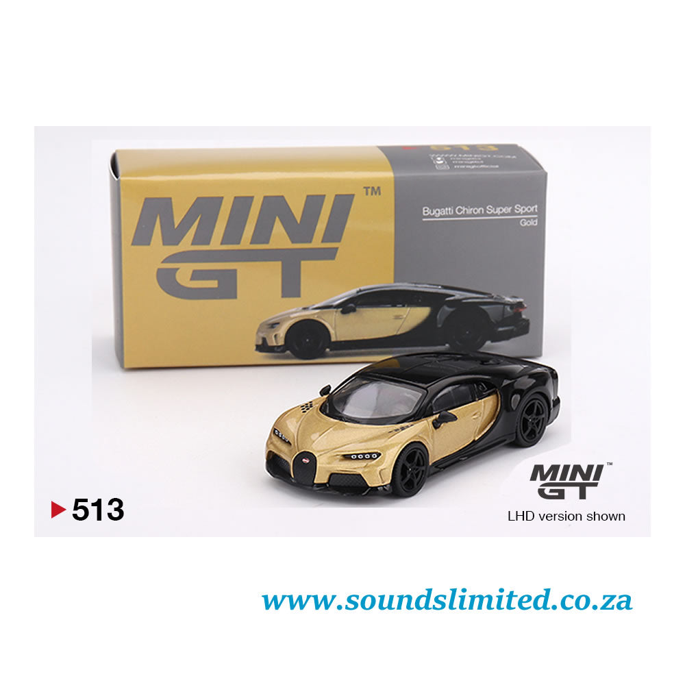 Mini GT #513 Bugatti Chiron Super Sport Gold