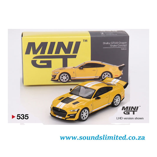 MiniGT #535 Shelby GT500 Dragon Snake Concept Yellow