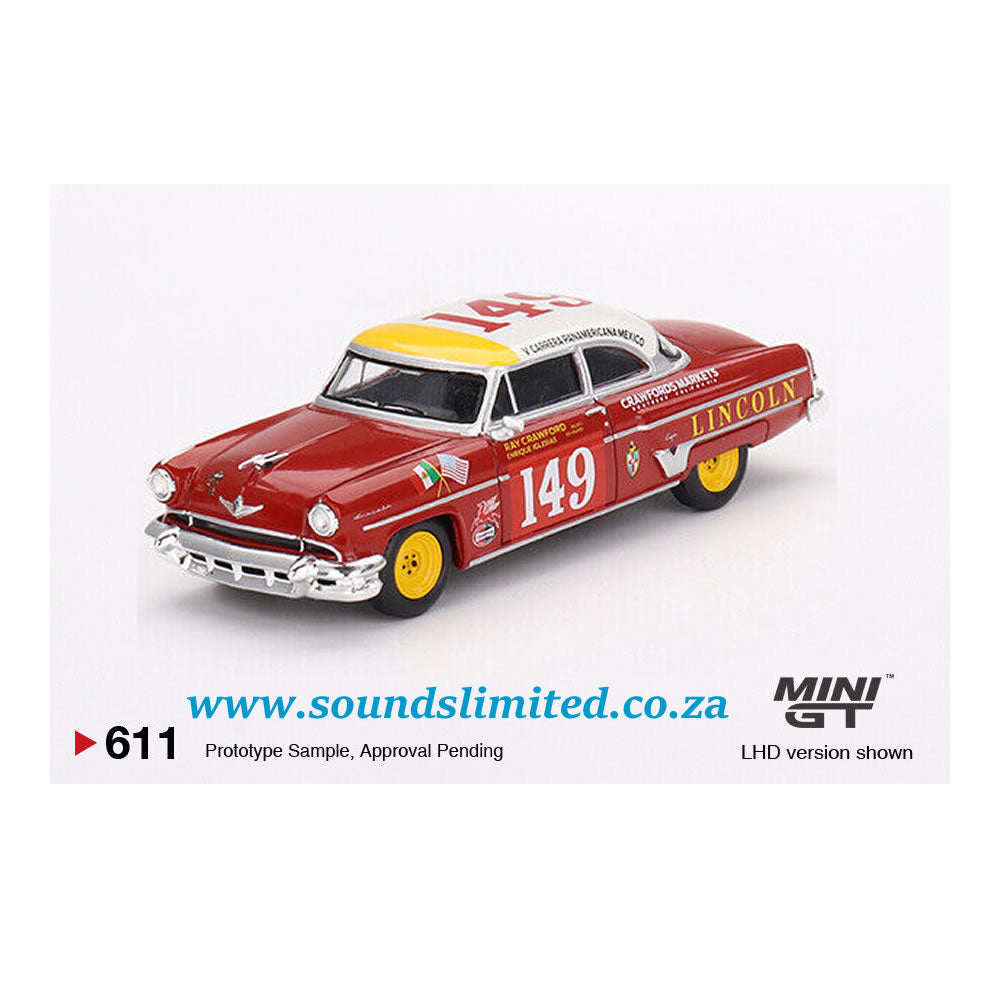 Mini GT #611 Lincoln Capri 1954 Carrera Panamericana Class Winner