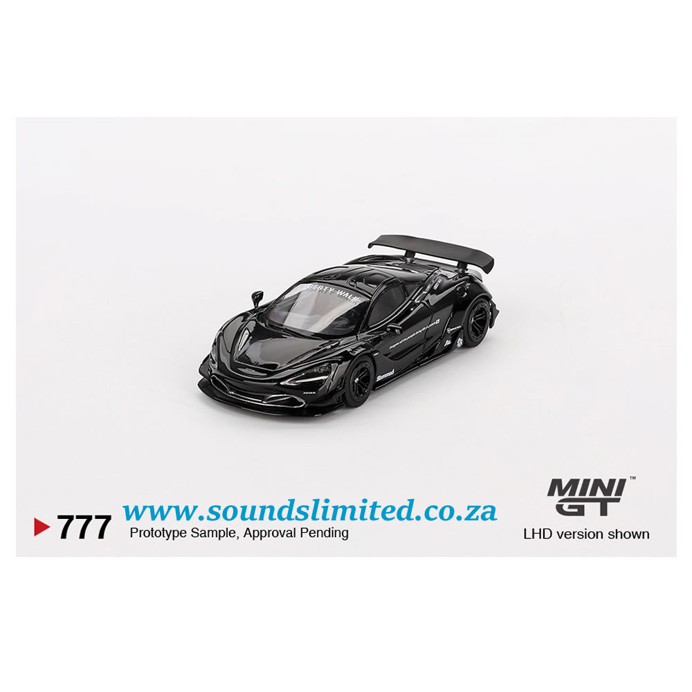 Mini GT #777 McLaren 720S LB★Works Black
