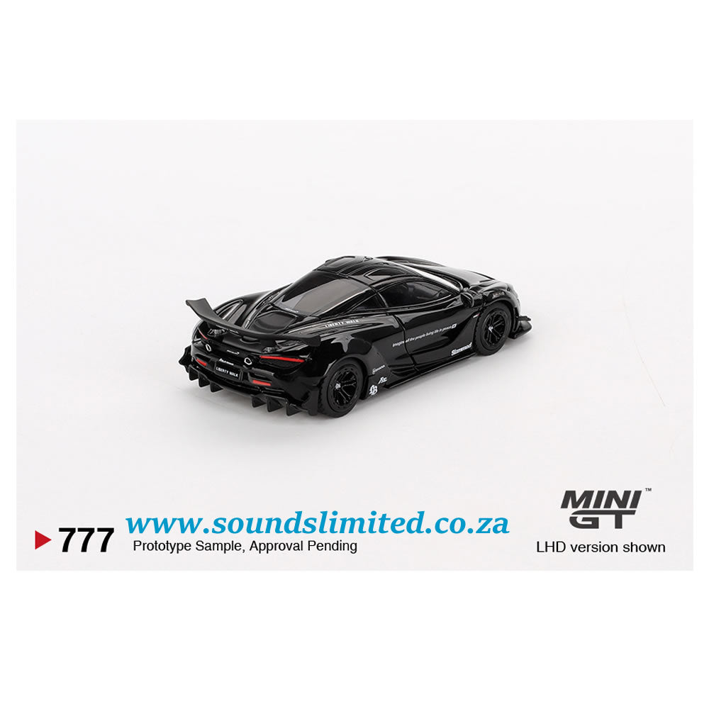 Mini GT #777 McLaren 720S LB★Works Black