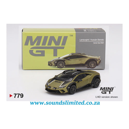 Mini GT #779 Lamborghini Huracán Sterrato Verde Gea Matt