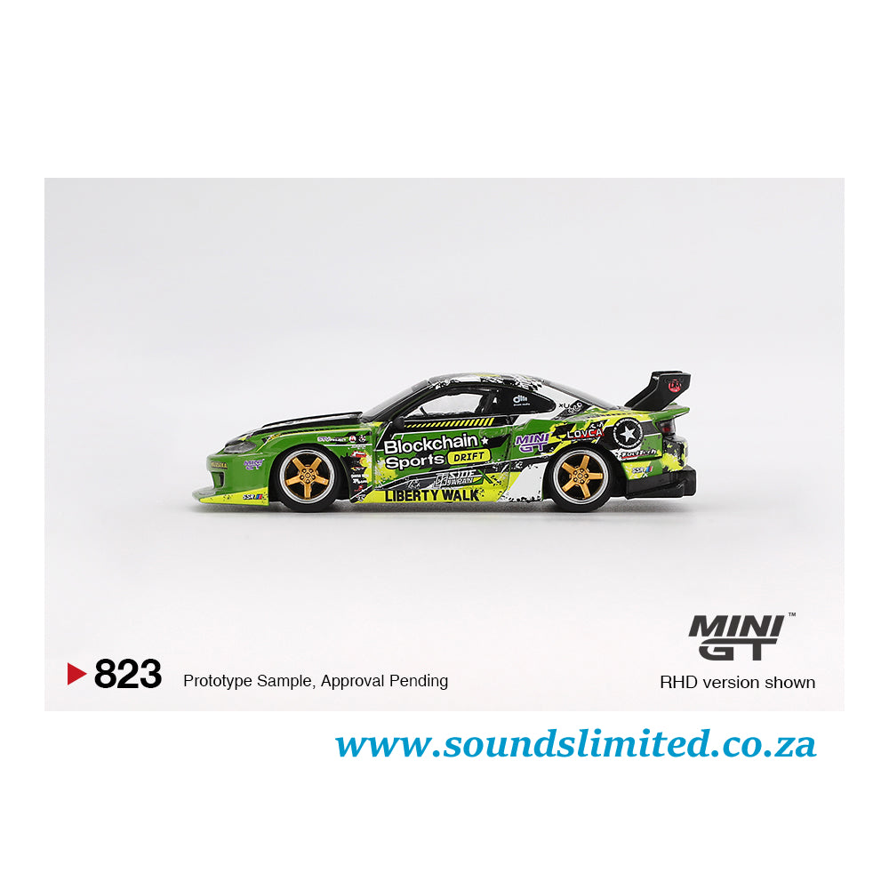 Mini GT #823 Nissan LB-Super Silhouette S15 SILVIA #555 V2 2024 Formula Drift Japan