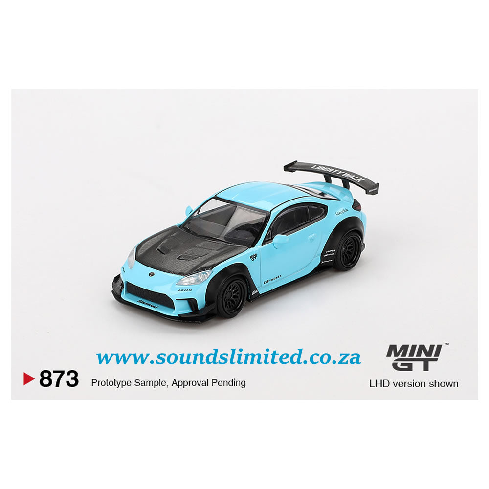Mini GT #873 Toyota GR86 LB★Nation Baby Blue