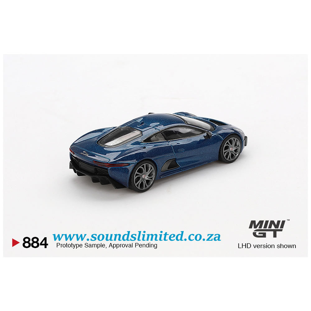 Mini GT #884 Jaguar C-X75 Blue