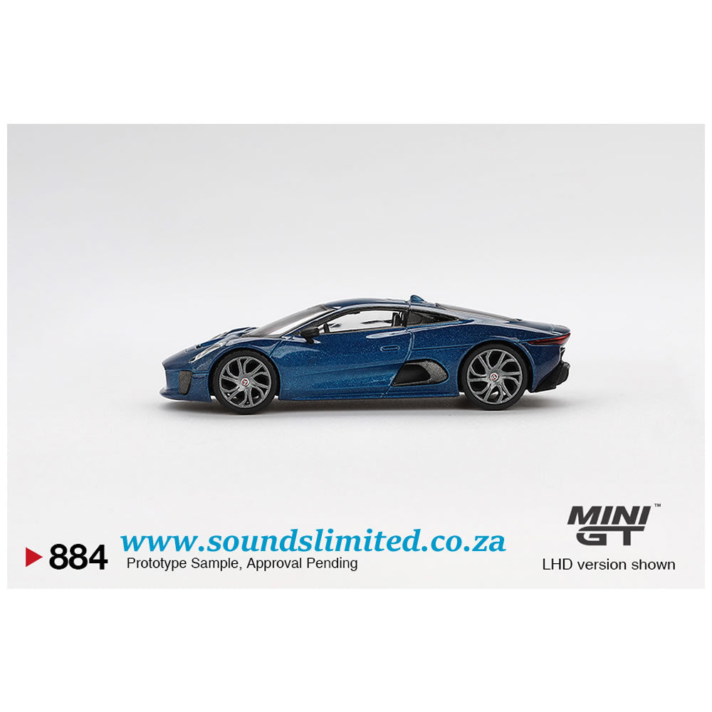 Mini GT #884 Jaguar C-X75 Blue