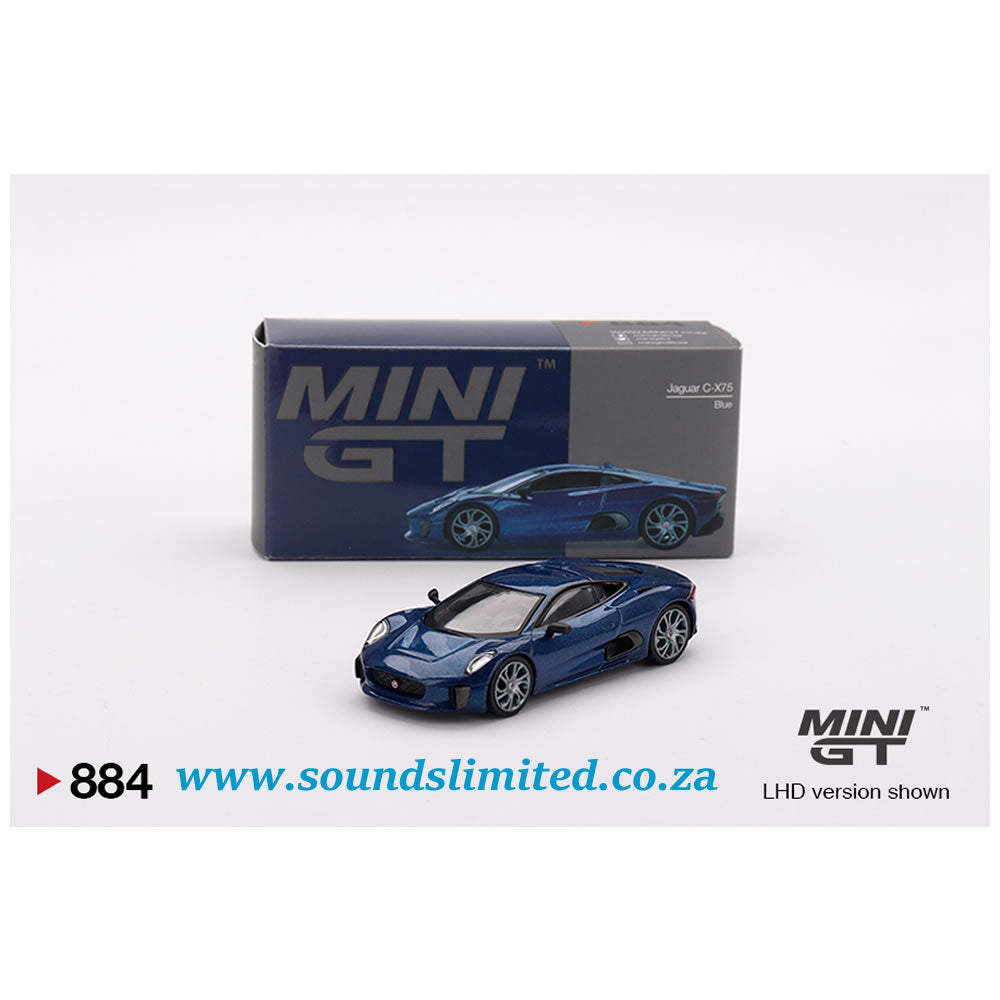 Mini GT #884 Jaguar C-X75 Blue