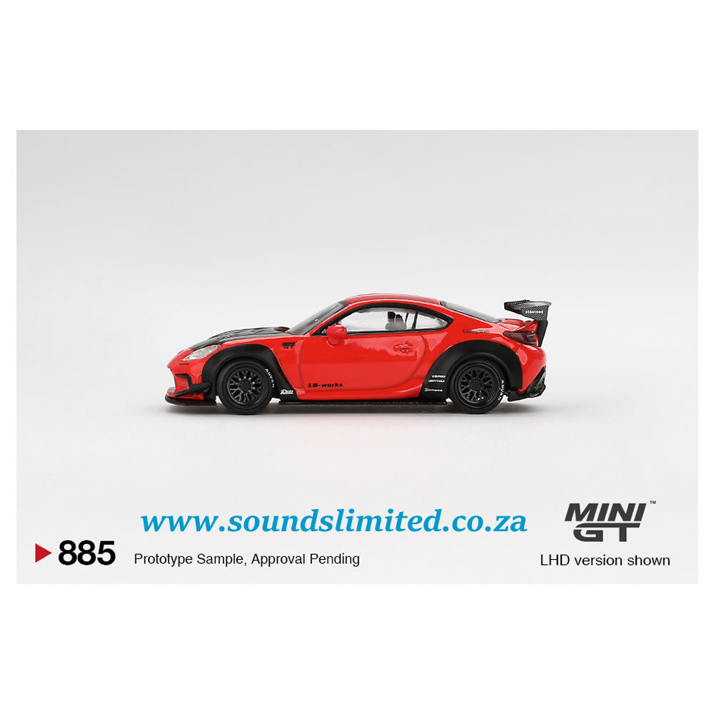 Mini GT #885 Toyota GR86 LB★Nation Red