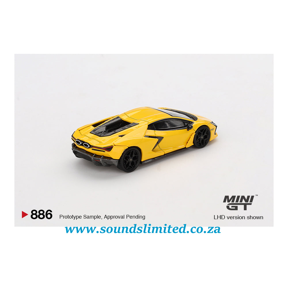 Mini GT #886 Lamborghini Revuelto Giallo