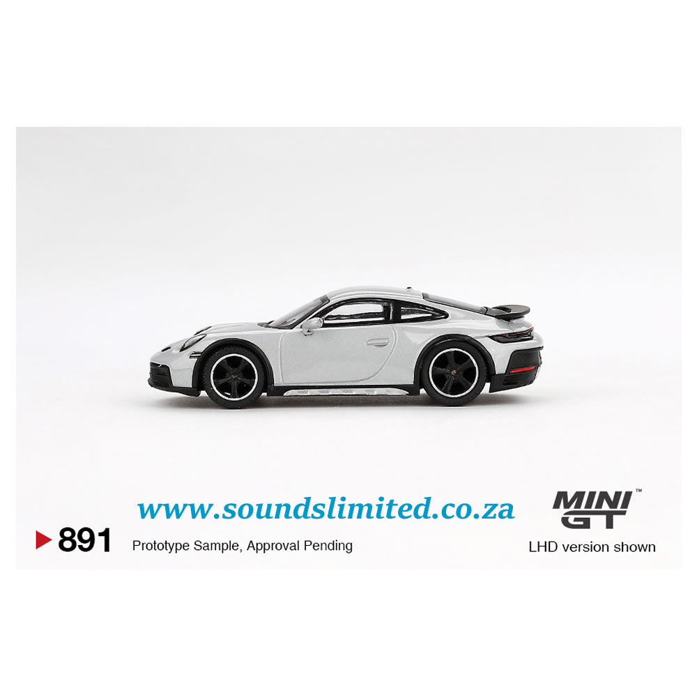 Mini GT #891 Porsche 911 Dakar Ice Gray Metallic