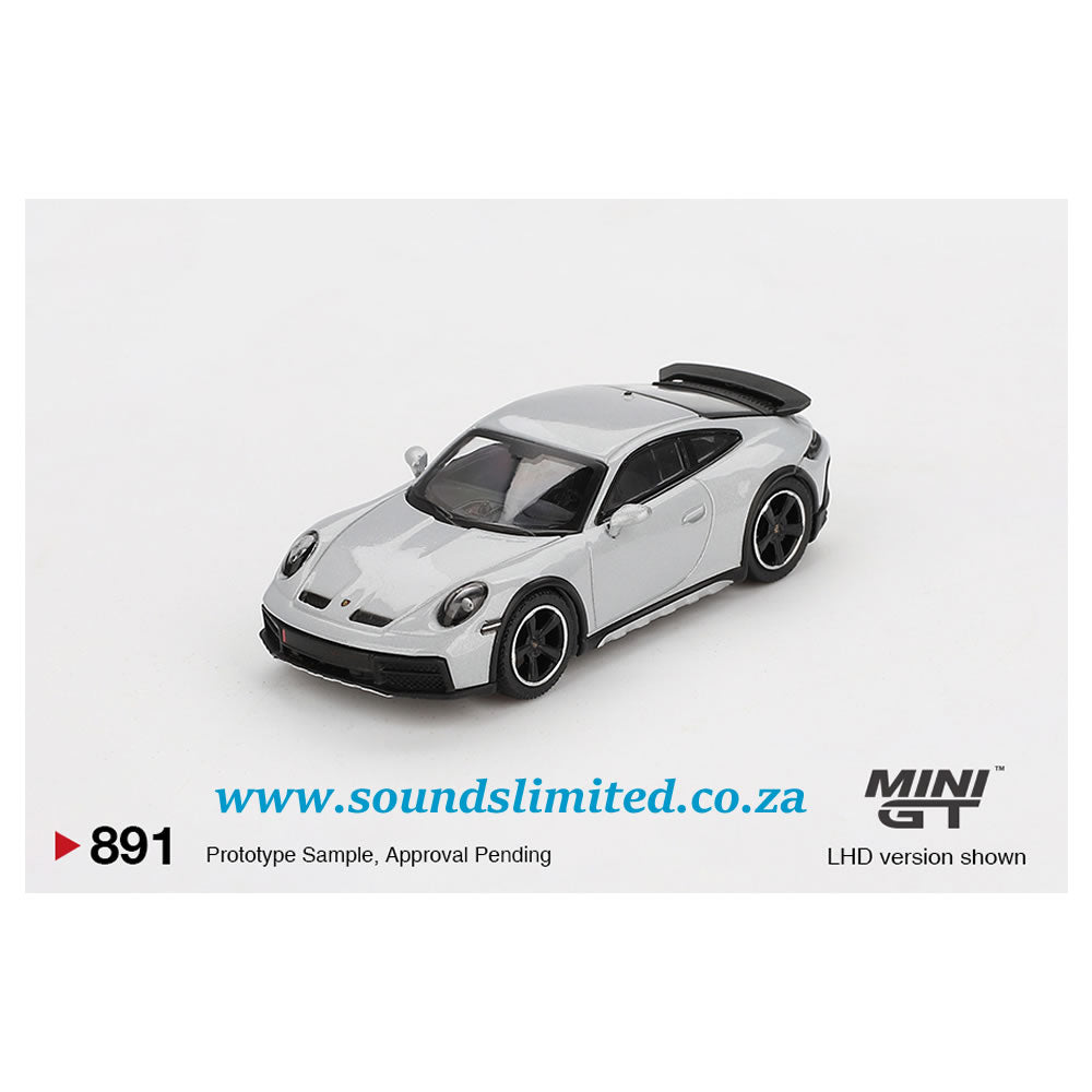 Mini GT #891 Porsche 911 Dakar Ice Gray Metallic