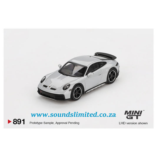 Mini GT #891 Porsche 911 Dakar Ice Gray Metallic