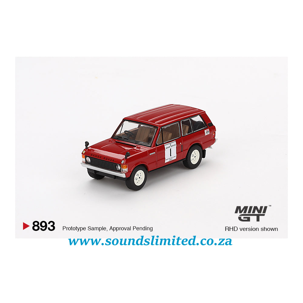 Mini GT #893 Range Rover 1971 International Hillrally Winner
