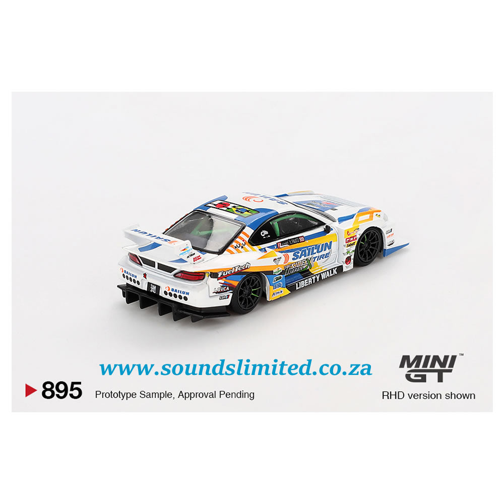 Mini GT #895 Nissan LB-Super Silhouette S15 SILVIA #555 2023 Formula Drift Japan