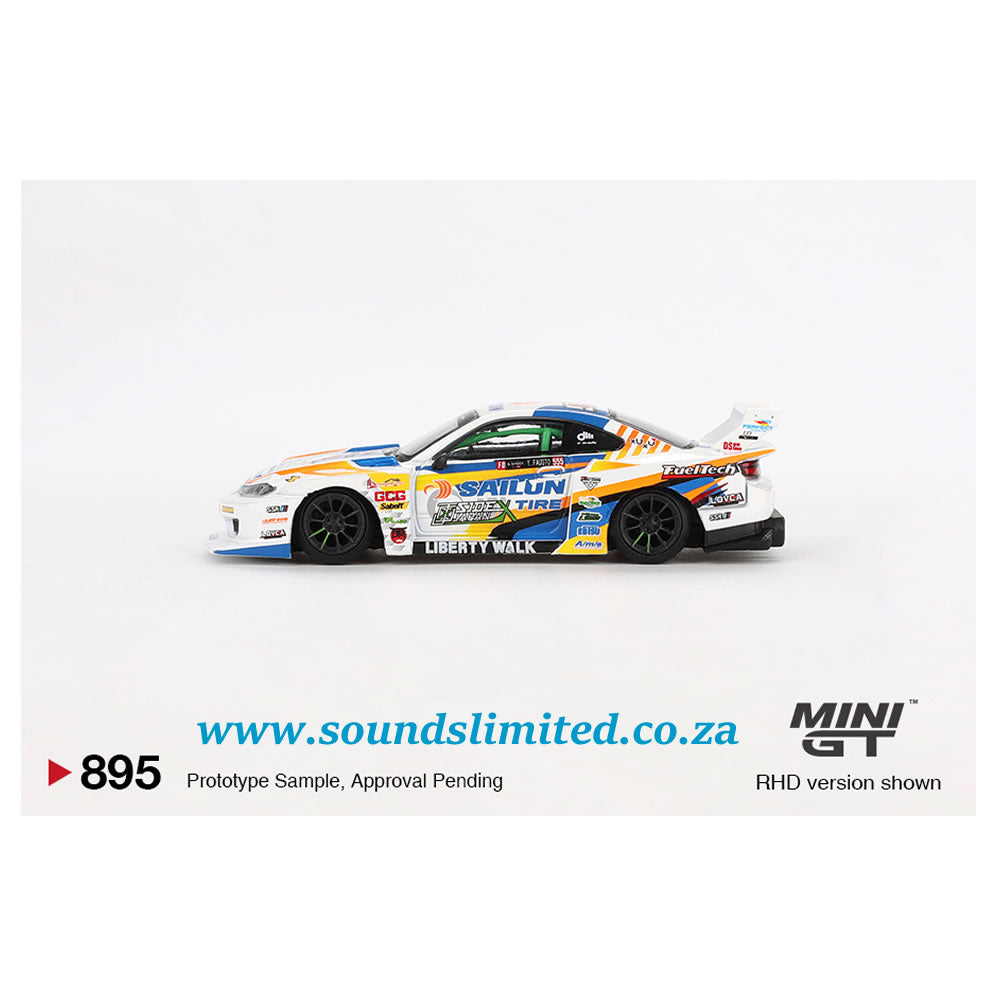 Mini GT #895 Nissan LB-Super Silhouette S15 SILVIA #555 2023 Formula Drift Japan