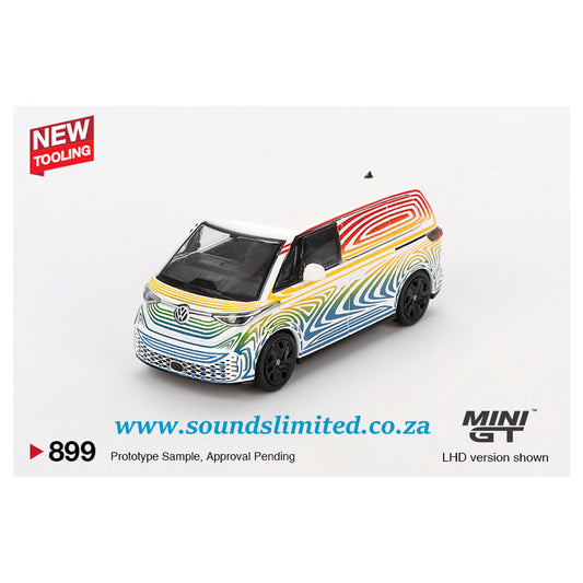 Mini GT #899 Volkswagen ID. Buzz Prototype "Rainbow"