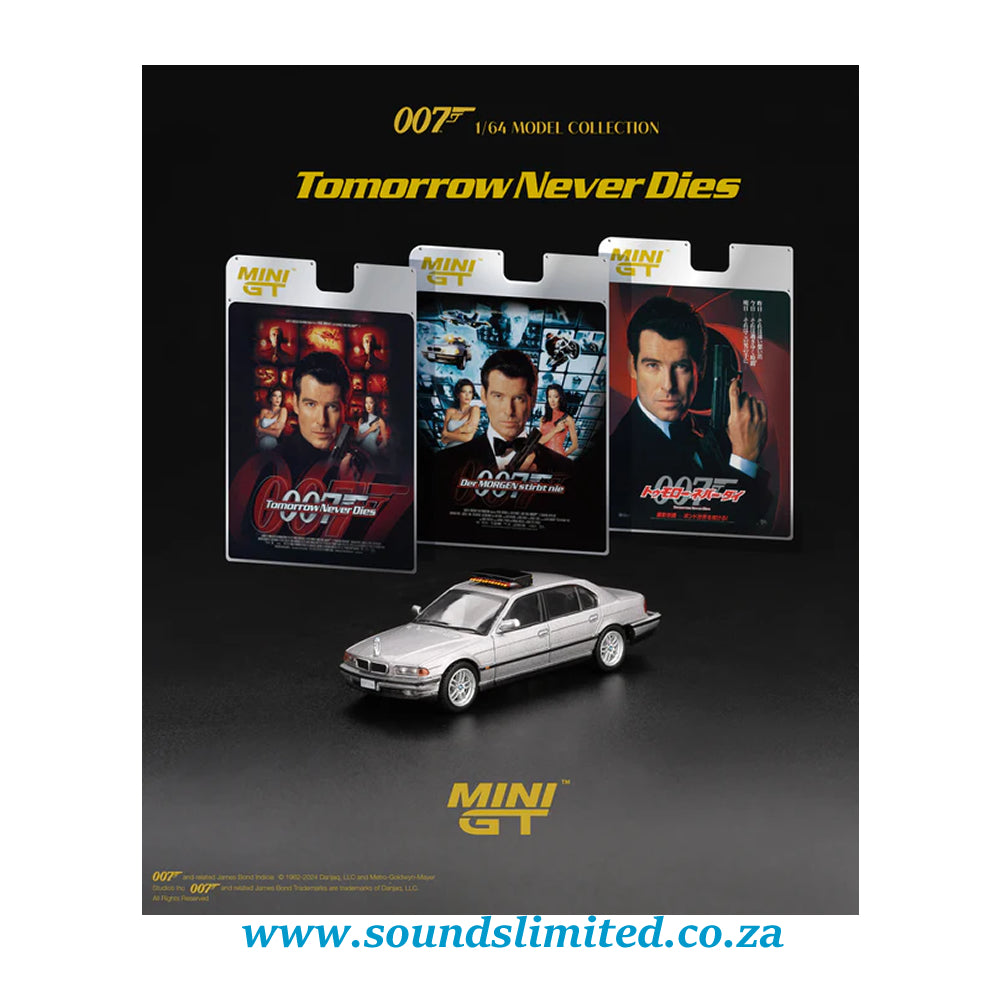 Mini GT #902 BMW 750IL "Tomorrow Never Dies" - James Bond