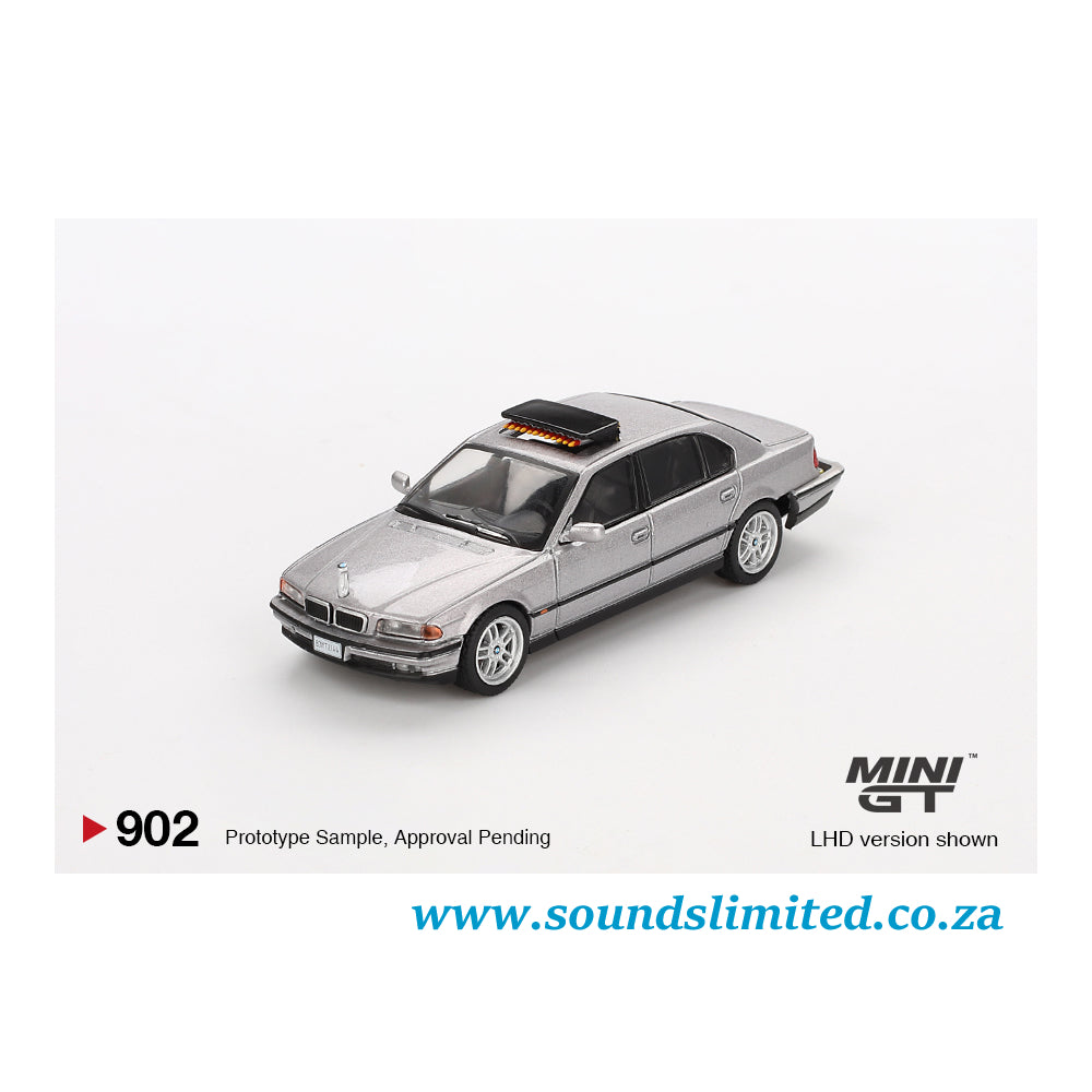 Mini GT #902 BMW 750IL "Tomorrow Never Dies" - James Bond