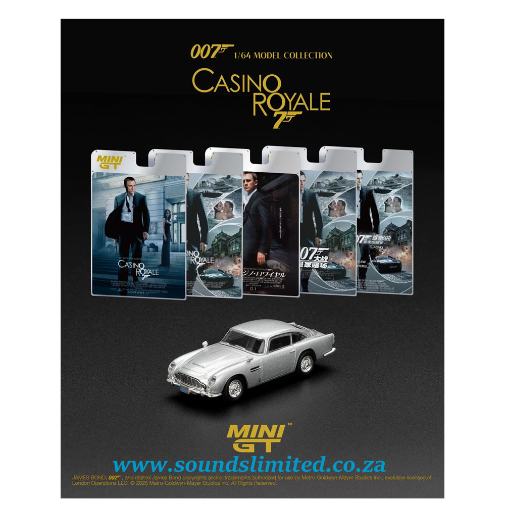 Mini GT #909 Aston Martin DB5 “Casino Royale”