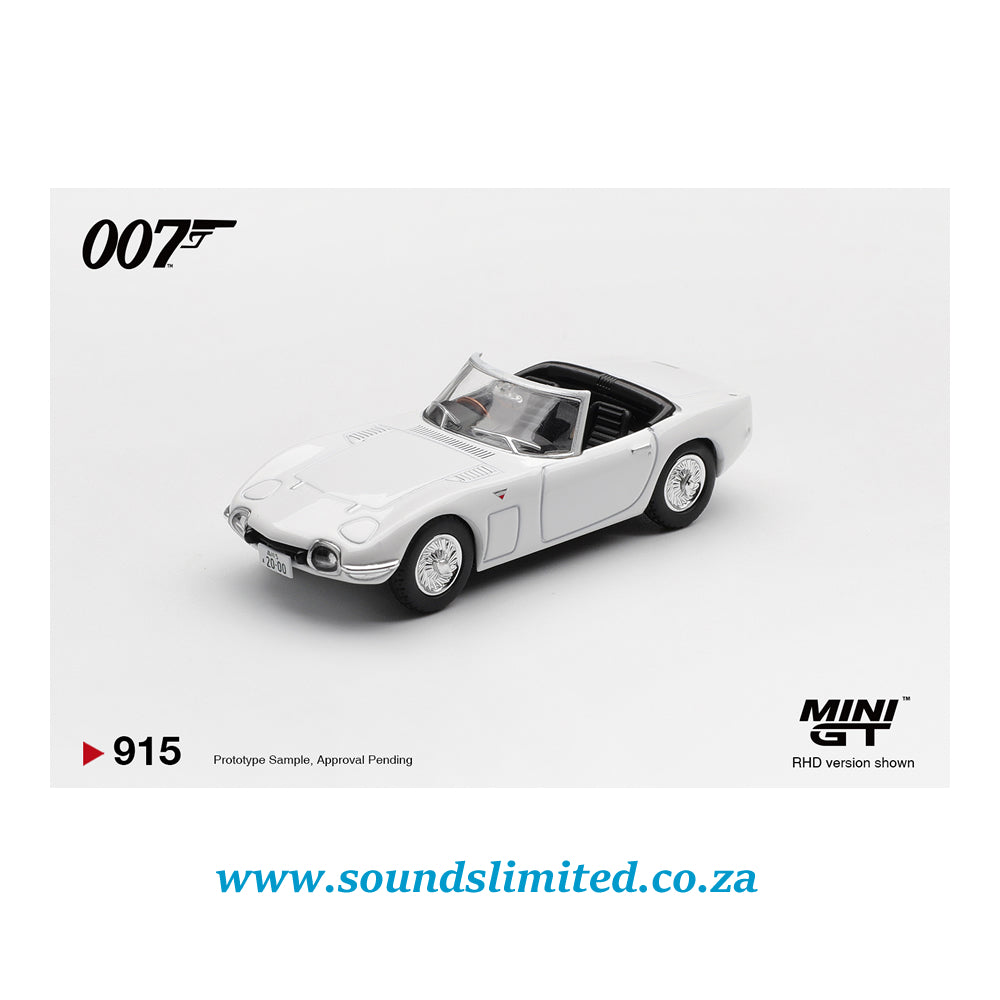 Mini GT #915 Toyota 2000GT Roadster “You Only Live Twice” James Bond
