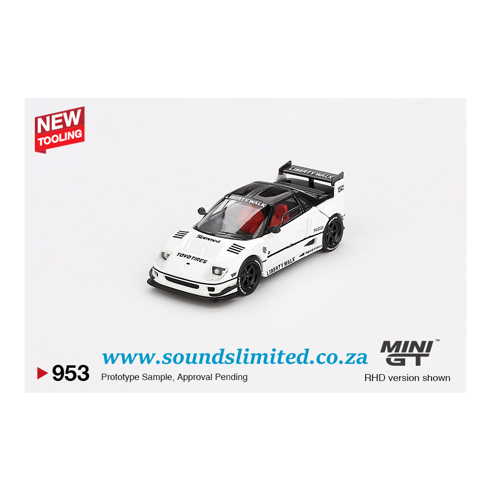 Mini GT #953 Mazda AZ-1 Liberty Walk LB40 White 2024 Tokyo Auto Salon