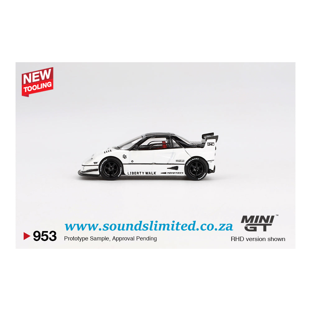 Mini GT #953 Mazda AZ-1 Liberty Walk LB40 White 2024 Tokyo Auto Salon