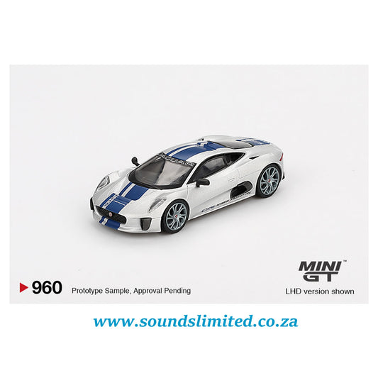 Mini GT #960 Jaguar C-X75 Silver