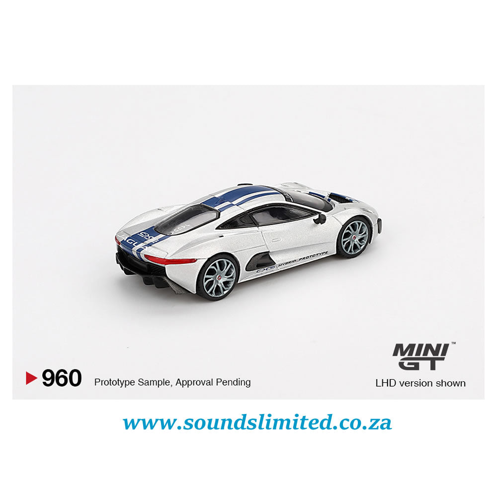 Mini GT #960 Jaguar C-X75 Silver