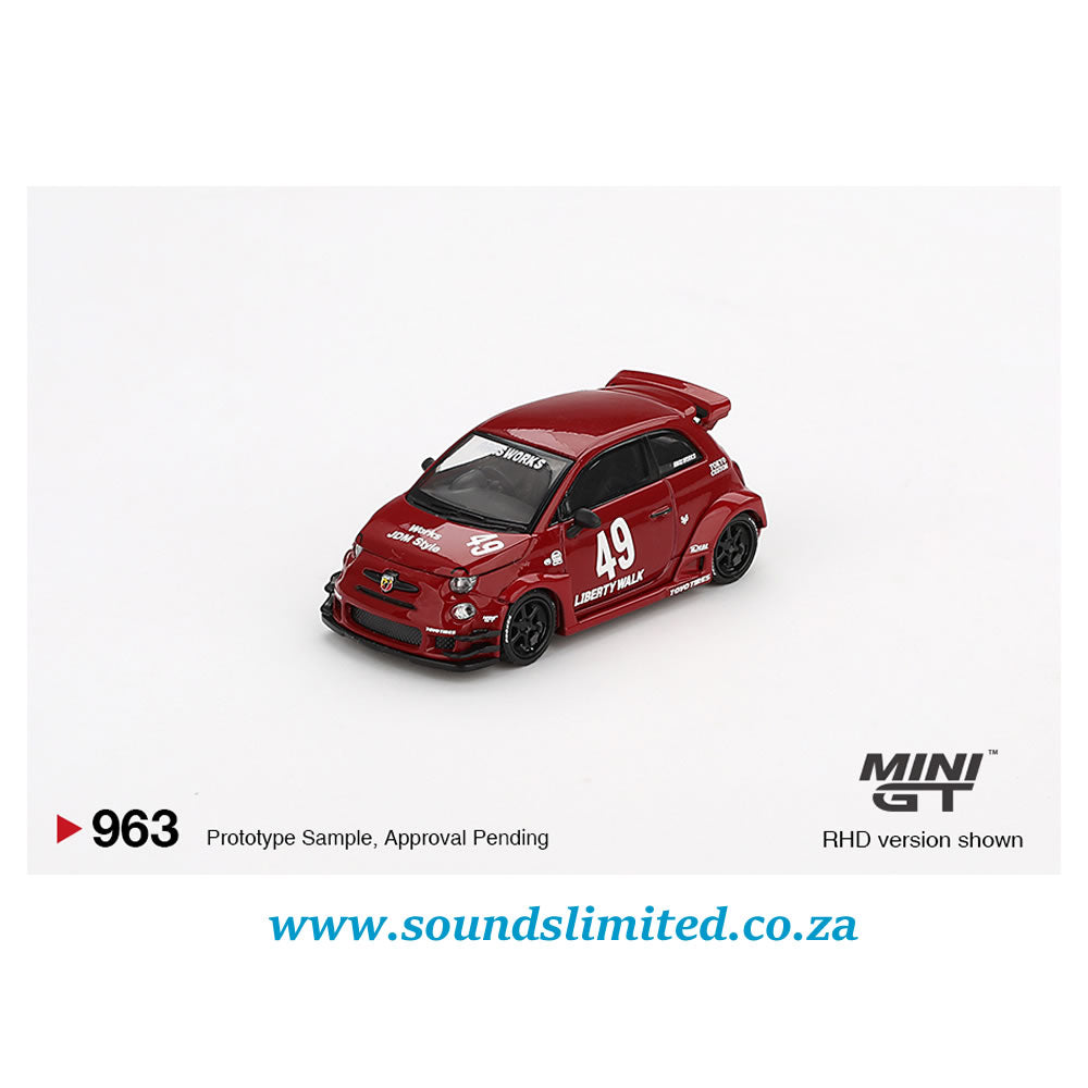 Mini GT #963 LB-WORKS x Abas Works ABARTH 595 Red