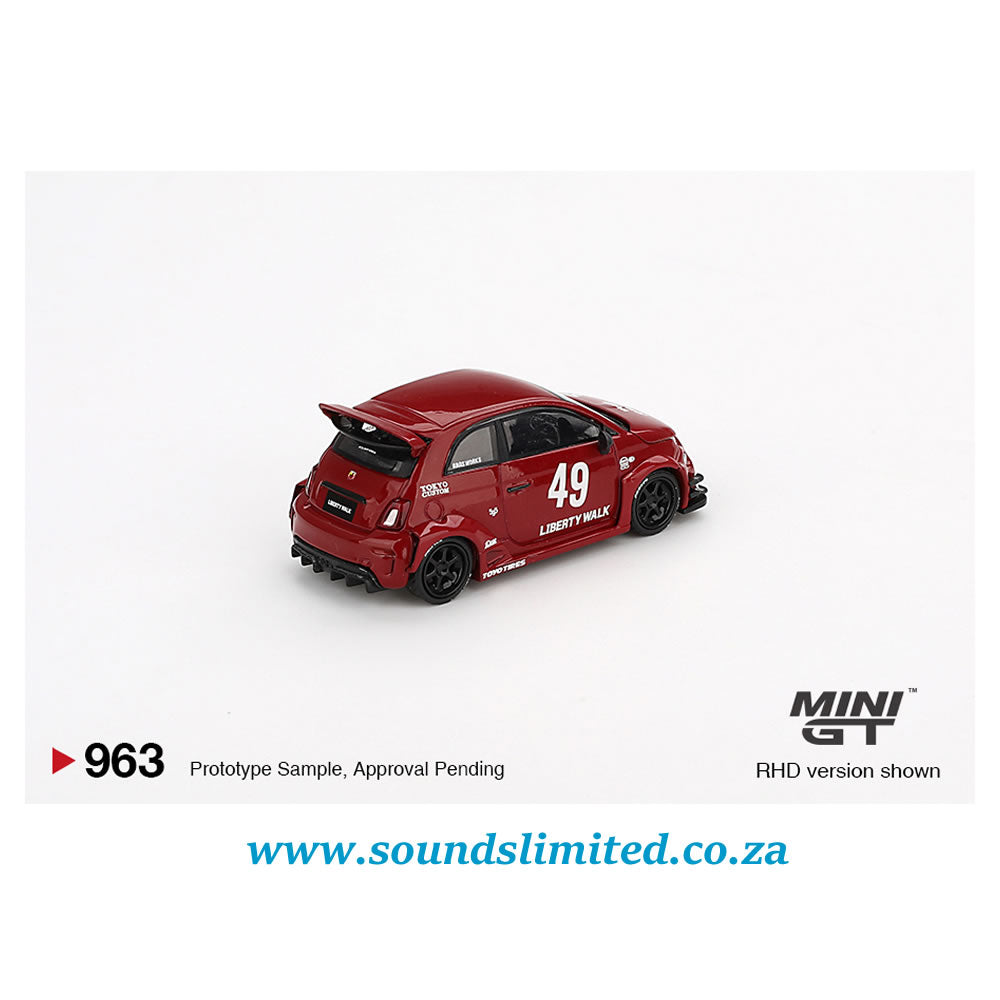 Mini GT #963 LB-WORKS x Abas Works ABARTH 595 Red