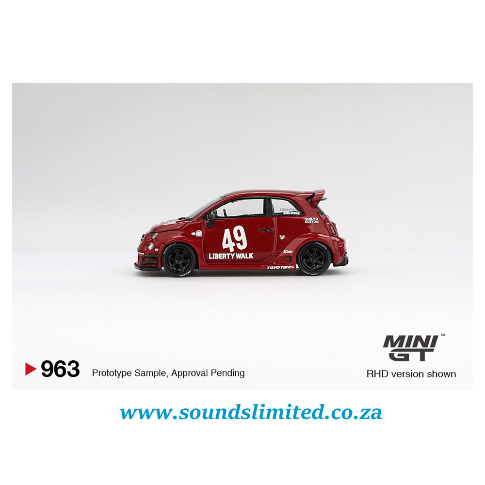 Mini GT #963 LB-WORKS x Abas Works ABARTH 595 Red