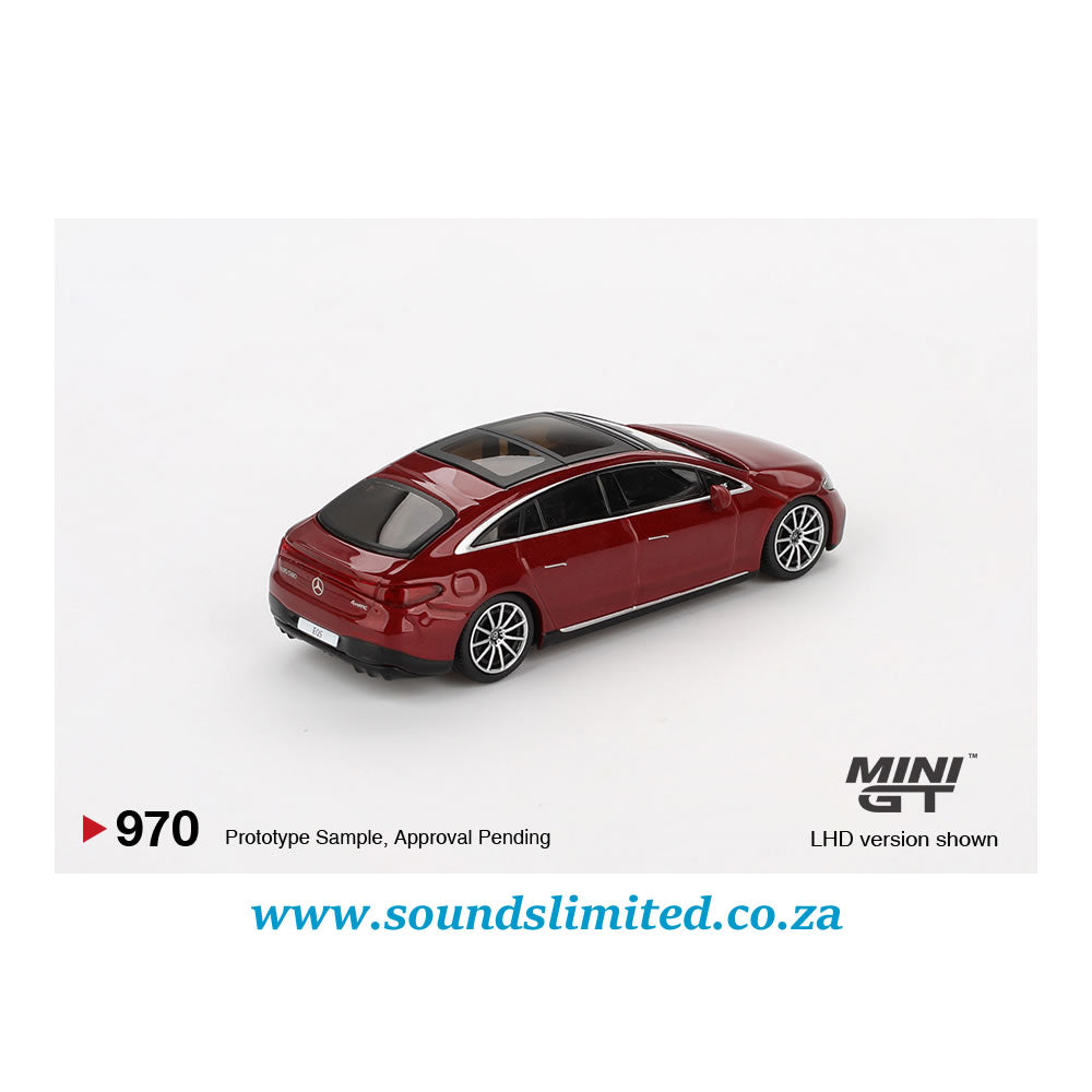 Mini GT #970 Mercedes-Benz EQS 580 4MATIC Red Metallic