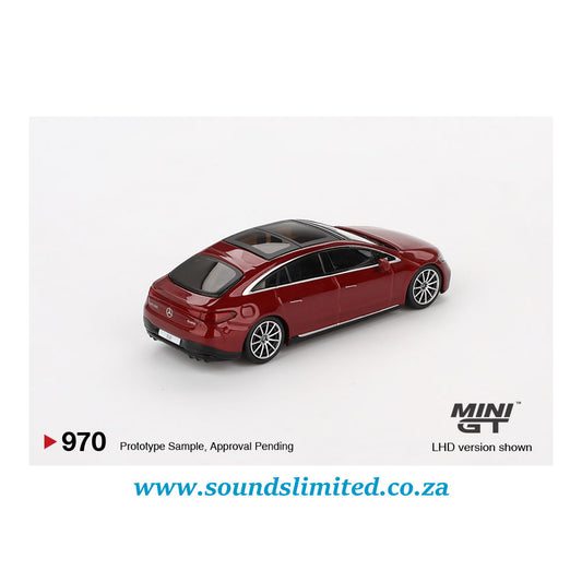 Mini GT #970 Mercedes-Benz EQS 580 4MATIC Red Metallic