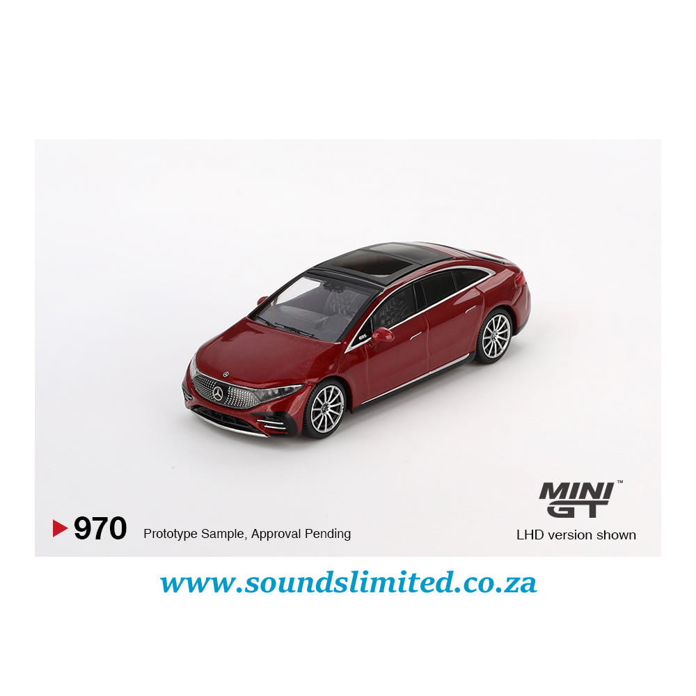 Mini GT #970 Mercedes-Benz EQS 580 4MATIC Red Metallic