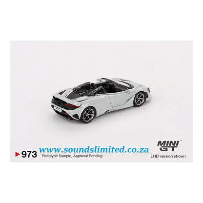 Mini GT #973 McLaren 750S Spider Cirrus Grey