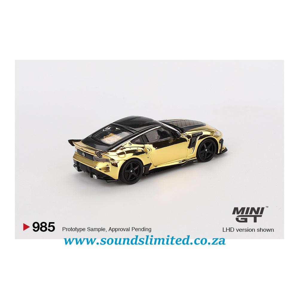 Mini GT #985 Nissan Z VeilSide FFZ400 Gold Chrome