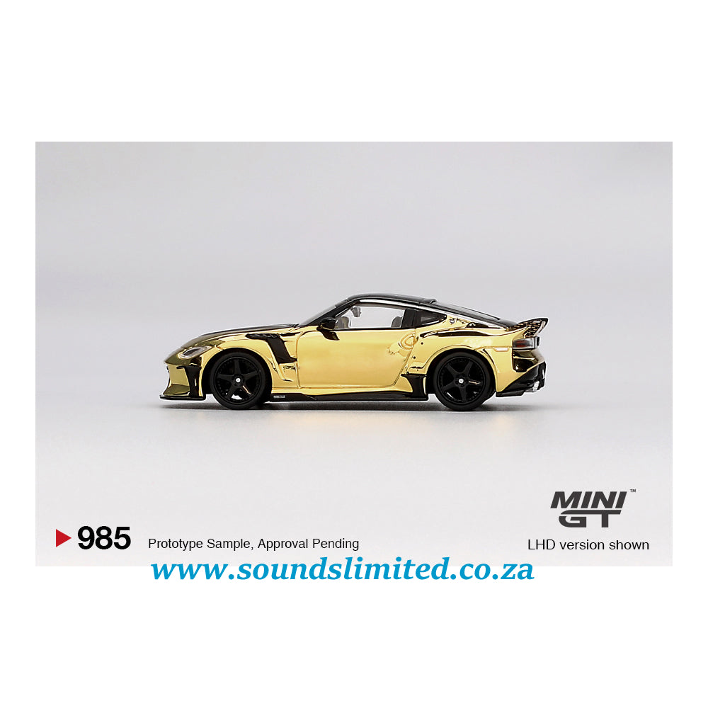 Mini GT #985 Nissan Z VeilSide FFZ400 Gold Chrome