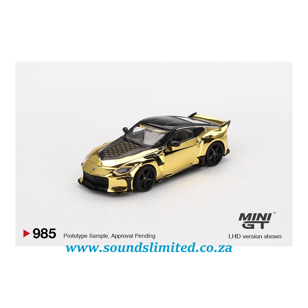 Mini GT #985 Nissan Z VeilSide FFZ400 Gold Chrome