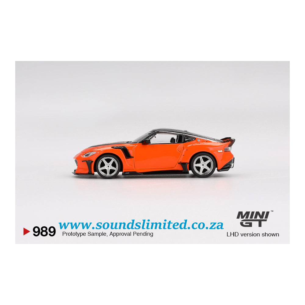 Mini GT #989 Nissan Z VeilSide FFZ400 Orange