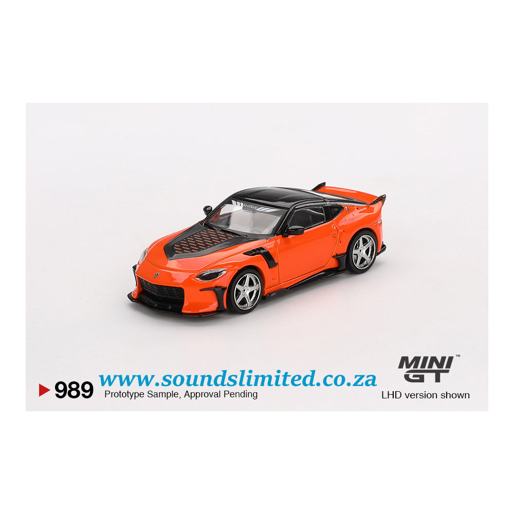 Mini GT #989 Nissan Z VeilSide FFZ400 Orange