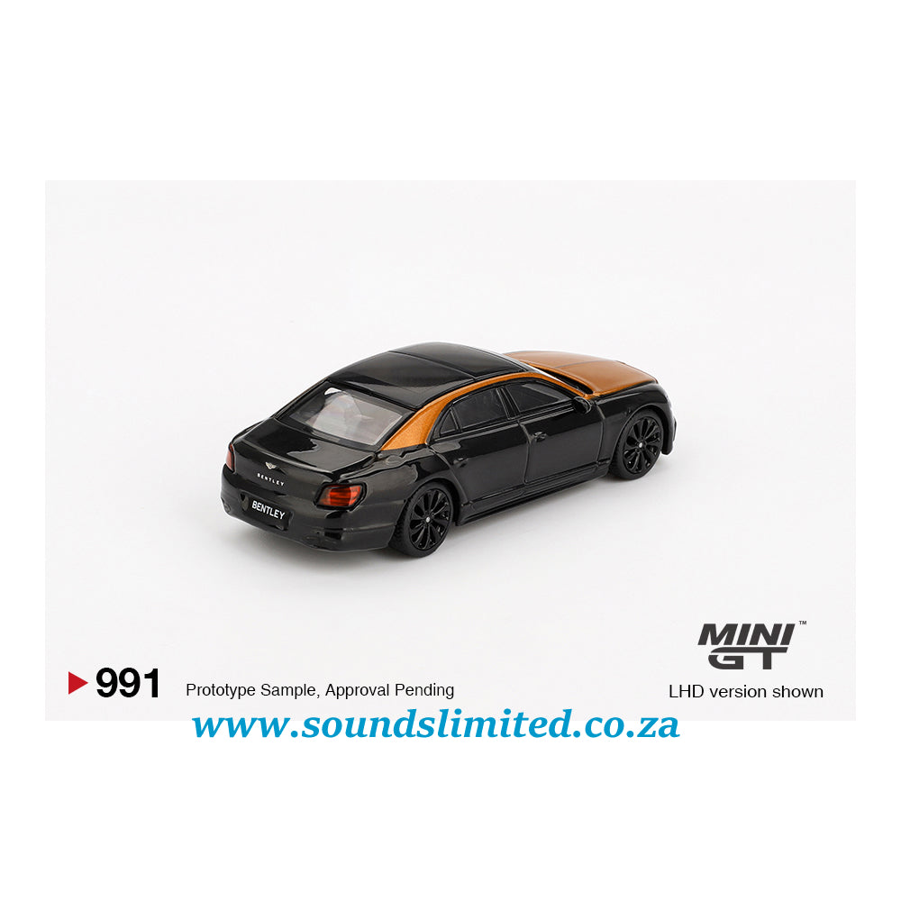 Mini GT #991 Bentley Flying Spur Orange Flame / Onyx